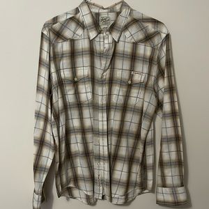 Men’s Lucky Brand Western Shirt Large